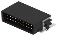 CONN, R/A HDR, 20POS, 2ROW, 1.27MM