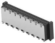 MEZZANINE CONN, RCPT, 50POS, 2ROW, 1MM