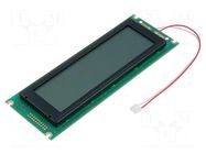Display: LCD; graphical; 240x64; STN Positive; grey; 180x65x12.3mm RAYSTAR OPTRONICS