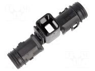 Cable holder; male; PIN: 2; straight; DT DEUTSCH