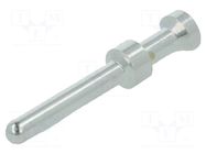 Contact; male; Han E® High Temp; copper alloy; silver plated HARTING