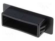 Stopper; black; -40÷85°C; polyamide; UL94V-2; A: 34.7mm; E: 1.5mm ESSENTRA