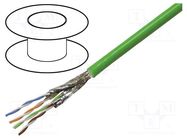 Wire; S/FTP; 4x2x23AWG; industrial Ethernet,PROFINET; 6a; solid HARTING