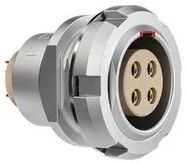 CIRCULAR CONN, RCPT, 4POS, SOLDER