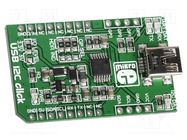 Click board; prototype board; Comp: MCP2221; converter MIKROE