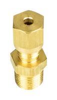 COMPRESSION FITTING, 1/2" BSPT, BRASS