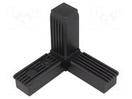 Mounting coupler; for profiles; polyamide; -30÷100°C; I: 77mm ELESA+GANTER