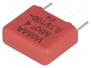 Capacitor: polypropylene; 150nF; 5x11x13mm; THT; ±10%; 10mm; 100VDC WIMA