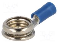 Banana plug / press stud adapter; ESD; crimped; 4mm EUROSTAT GROUP