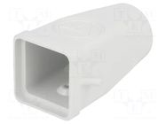 Enclosure: for HDC connectors; C146,heavy|mate; size A3; plastic AMPHENOL