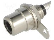 Connector: RCA; socket; female; straight; soldering; nickel plated LUMBERG