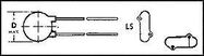 CERAMIC CAPACITOR 27PF 1000V, C0G, 5%, RADIAL