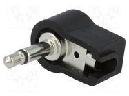 Plug; Jack 3,5mm; male; mono; ways: 2; angled 90°; for cable LUMBERG