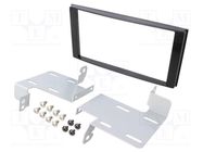 Radio frame; Subaru; 2 DIN; black ACV