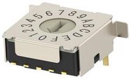 ROTARY CODED SW, 16POS, 0.02A/20V, SMD