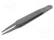 Tweezers; non-magnetic,high rigidity; Tipwidth: 2mm; ESD IDEAL-TEK