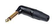 AUDIO CONN, R/A MONO PLUG, 6.35MM, CABLE
