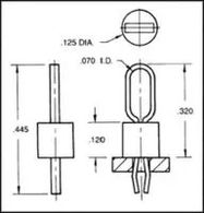 TEST POINT, PCB, THROUGH HOLE