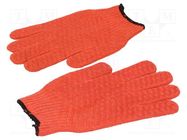 Protective gloves; Size: L; non-slip; synthetic fiber AVIT