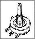 CERMET POTENTIOMETER, 5KOHM 10%, 2 W