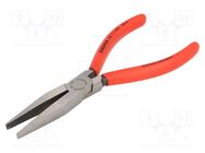 Pliers; flat,elongated; for bending, gripping and cutting KNIPEX