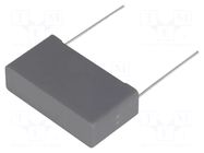 Capacitor: polypropylene; X2; R47 X2; 470nF; 1000VDC; 440VAC; THT KEMET