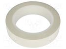 Tape: electrical insulating; W: 25mm; L: 33m; Thk: 0.18mm; white 