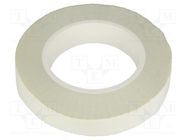 Tape: electrical insulating; W: 25mm; L: 50m; Thk: 0.17mm; white H-OLD