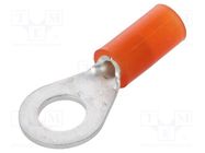 Tip: ring; M5; Ø: 5.3mm; 0.5÷1.5mm2; crimped; for cable; insulated JST