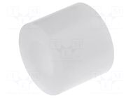 Spacer sleeve; cylindrical; polystyrene; L: 8mm; Øout: 10mm ESSENTRA
