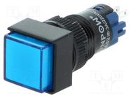 Switch: push-button; Pos: 2; SPDT; 0.5A/250VAC; 1A/24VDC; ON-(ON) 