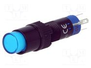 Switch: push-button; Pos: 2; SPDT; 0.5A/250VAC; 1A/24VDC; ON-(ON) ONPOW