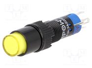 Switch: push-button; Pos: 2; SPDT; 0.5A/250VAC; 1A/24VDC; ON-(ON) ONPOW