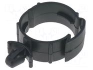 Bracket; polyamide; black; UL94V-2; A: 29mm; B: 42.5mm; C: 58mm ESSENTRA