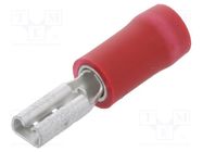 Terminal: flat; 2.8mm; 0.5mm; female; 0.5÷1.5mm2; crimped; red JST