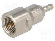 Connector: FME; plug; male; straight; crimped; for cable; 50Ω AMPHENOL RF