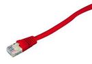 2 RED CAT5E PATCH CABLE      350MHZ MOLDED CONNECTORS