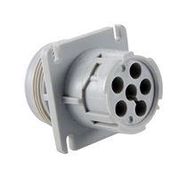 CIRCULAR CONNECTOR, RCPT, 6POS, FLANGE