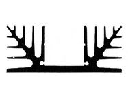 HEATSINK 100mm NO PERFORATION 1.85░C/W