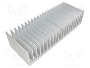 Heatsink: extruded; grilled; L: 100mm; W: 262mm; H: 60mm; aluminium STONECOLD