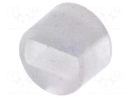 Spacer sleeve; LED; Øout: 4mm; ØLED: 3mm; L: 2.5mm; natural; UL94V-2 FIX&FASTEN