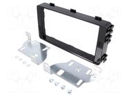 Radio frame; Mitsubishi; 2 DIN; black gloss PER.PIC.