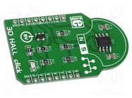 Click board; prototype board; Comp: MLX90333 Triaxis™; 5VDC MIKROE