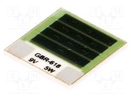 Resistor: thick film; heating; glued; 16.2Ω; 5W; 12.7x12.7x1mm TELPOD