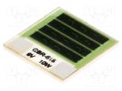 Resistor: thick film; heating; glued; 8.1Ω; 10W; 12.7x12.7x1mm TELPOD