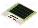 Resistor: thick film; heating; glued; 28.8Ω; 20W; 12.7x12.7x1mm TELPOD