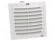 Fan: AC; axial; 230VAC; 97m3/h; 49dBA; IP54; Cutout: 124x124mm STEGO