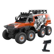 Remote-controlled RC eight-wheel remote control car 1:10 Double Eagle (orange) (amphibious) E373-003, Double Eagle