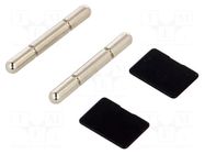 Spring lock set for D-Sub; SnapLock; cable-cable CONEC