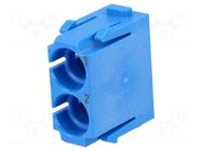 Connector: pneumatic; module; male-female; Han-Modular®; ways: 2 HARTING